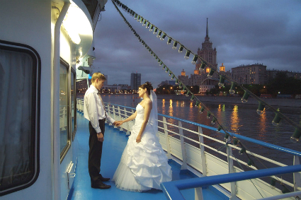свадьба на воде